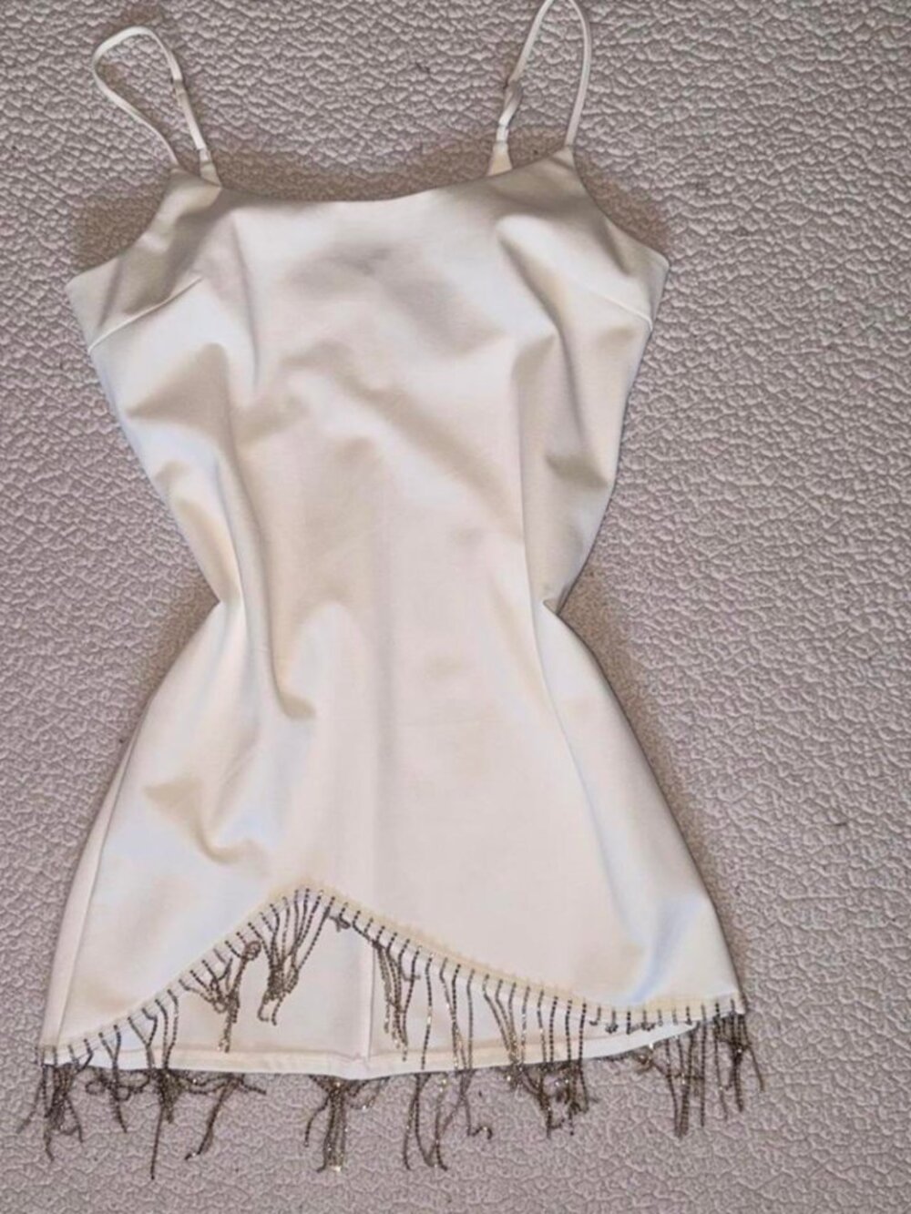 Forever 21 Women's White and Cream Dress